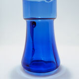 Set pichet et tasse en verre bleu scandinave