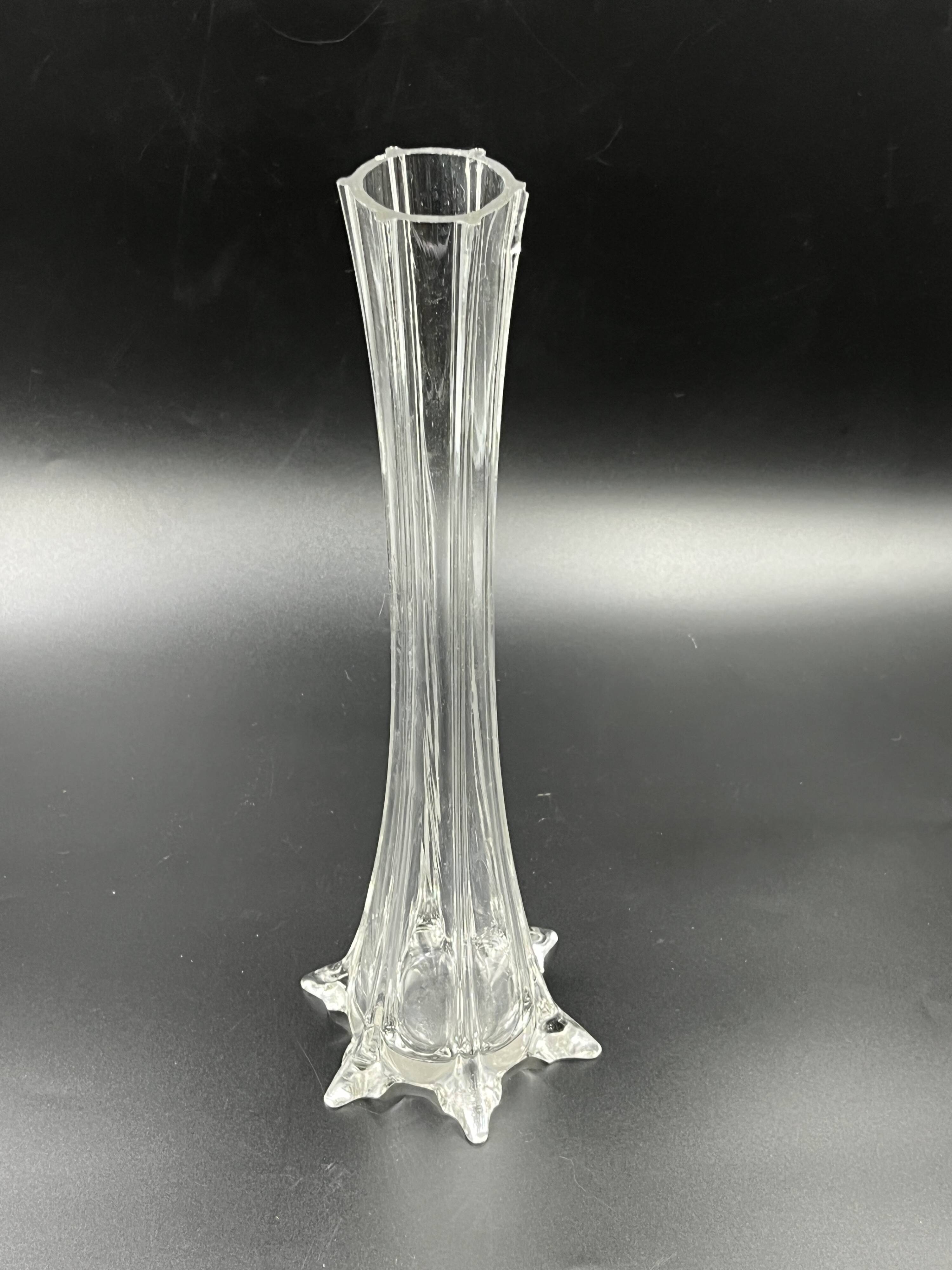 Large vintage Eiffel Tower soliflore vase