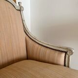 Louis XVI period sofa in lacquered wood