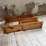 Trio d'étagères constructivistes en pin style Regain
