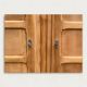 Parisian art deco wardrobe solid raw wood wardrobe