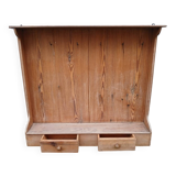 Antique wooden wall shelf