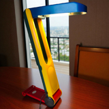 Vintage 1980s Benetton Folding Table Lamp - Memphis- Italian Design