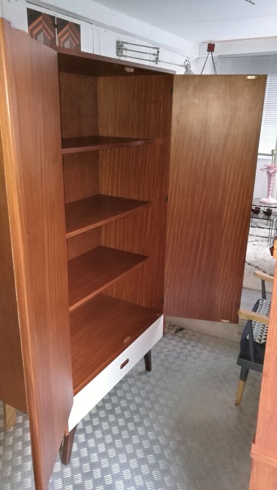 60 vintage teak wardrobe