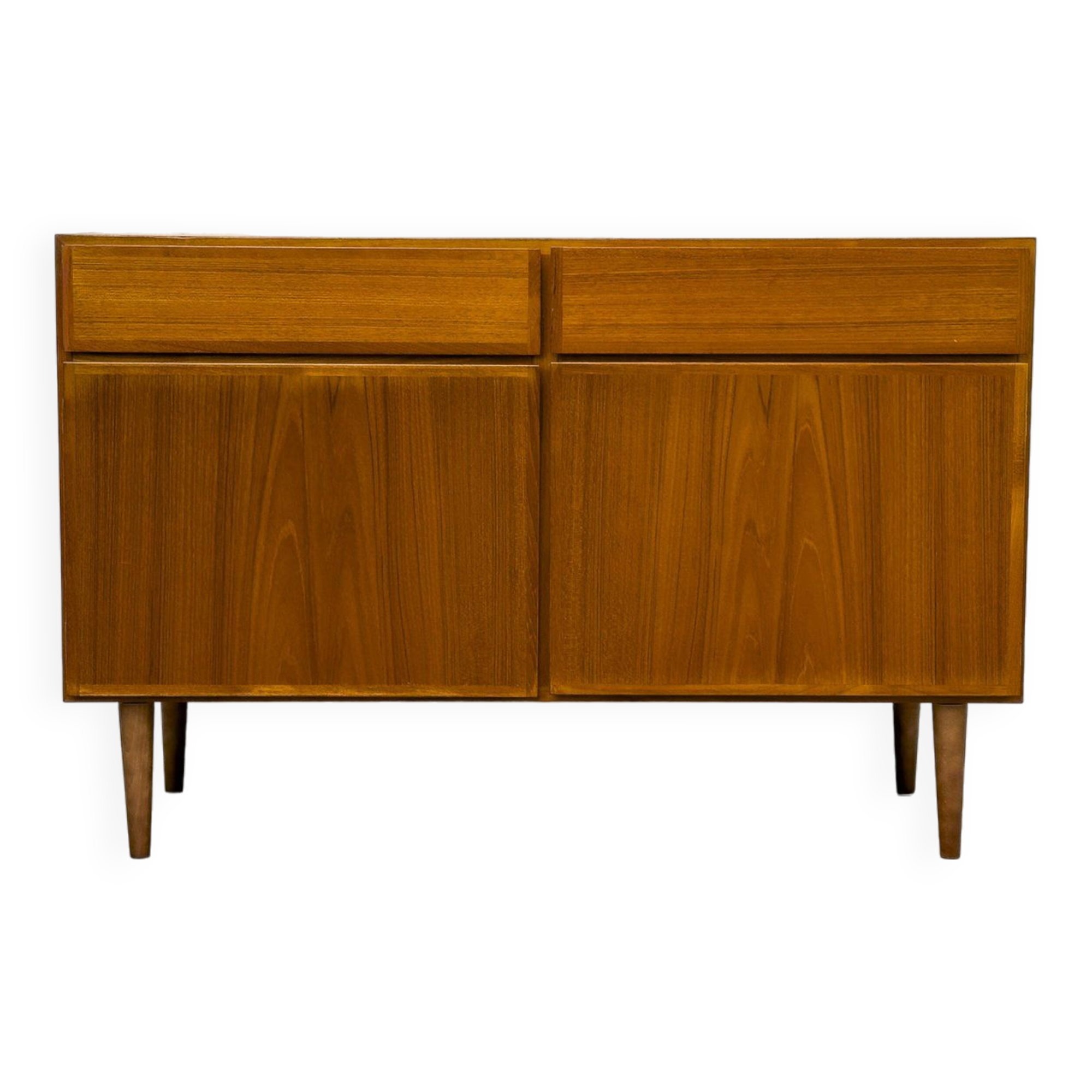 Buffet danois en teck avec tiroirs d'Omann Jun, 1970s