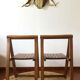 Lot of 2 folding chairs