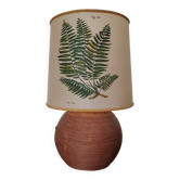Beautiful and large vintage Nature Fougère lamp