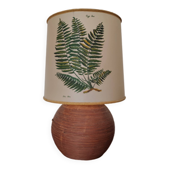 Belle et grande lampe vintage Nature Fougère