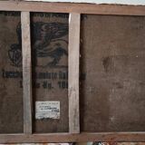 Oil on canvas by Ferruccio Ferri - 1953 - "Boats of Syracuse" expressionist period of Syracuse.