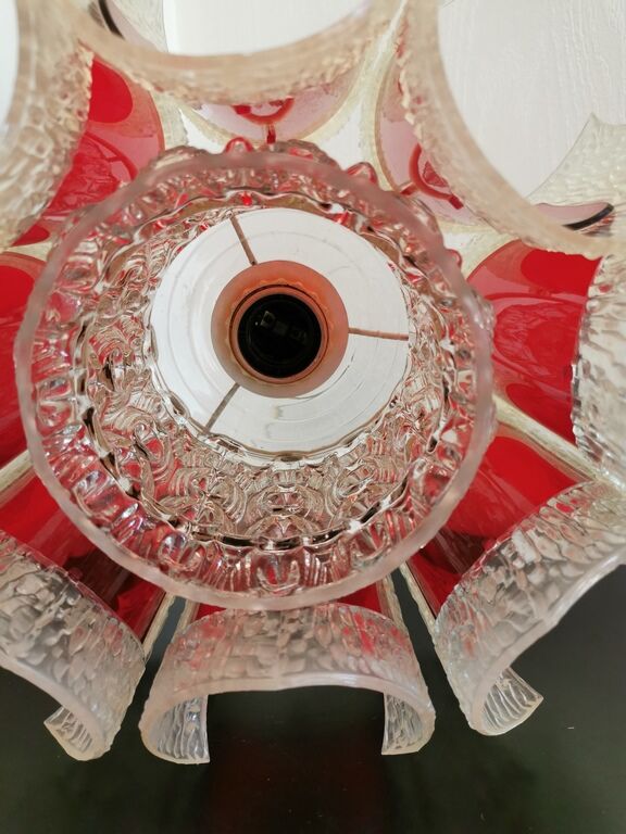 Vintage plastic pendant lamp