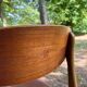 5 beech and teak chairs - Denmark 50s/60s