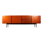 Vintage rosewood veneer sideboard by Musterring International, 1960s