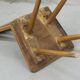 19th century antique painted primitive mountain chairs