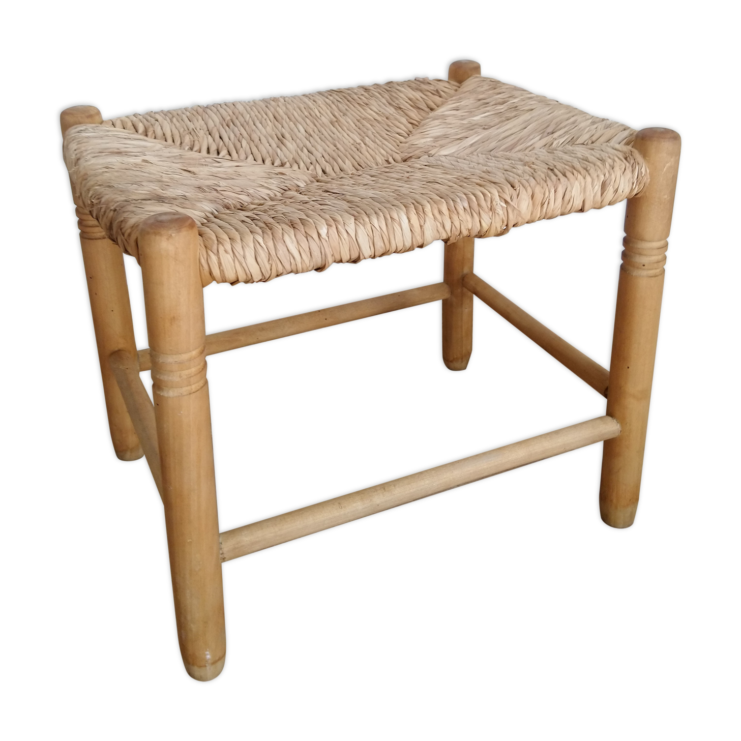 Tabouret paillé