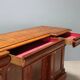 Victorian buffet in mahogany with 3 drawers, Italy, 19th century.
