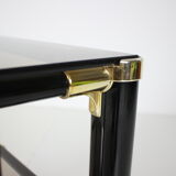 Mid-century small glass table, Vet For, Italy.