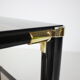 Mid-century small glass table, Vet For, Italy.