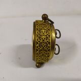 beautiful little golden mechanical alarm clock - vintage - TALGO - works