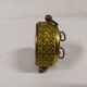 beautiful little golden mechanical alarm clock - vintage - TALGO - works