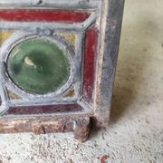 Old stained glass window