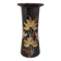 1970s brown vase ceramic by SIC hand-painted. Made in Italy