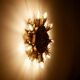 Italian gold wall or ceiling light, Banci Firenze, 1970s