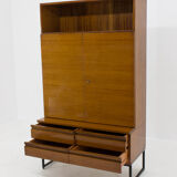 Belmondo cabinet with shelves and drawers in high gloss finish, 1970