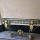 Wrought iron console in Louis XV style, 19th century.