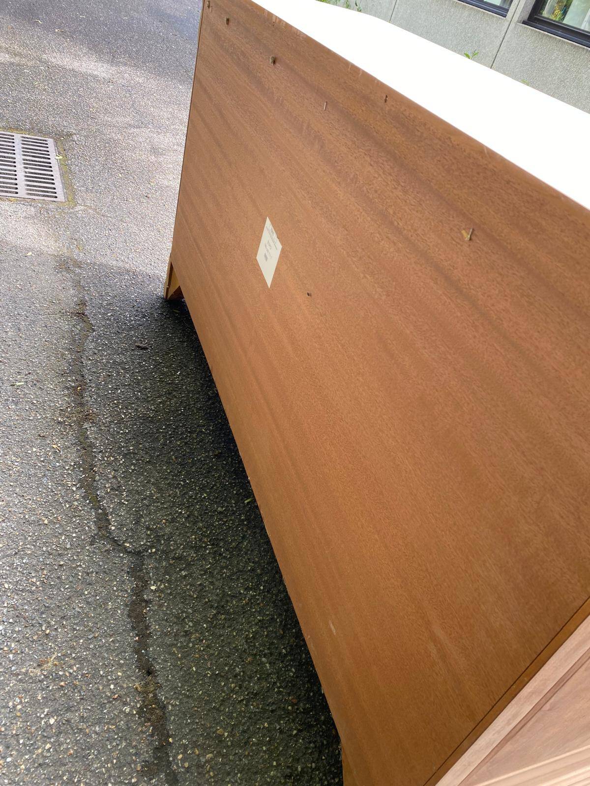 Louis Philippe vintage renovated sideboard in cherry wood.