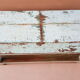 Burmese teak bench with original blue patina