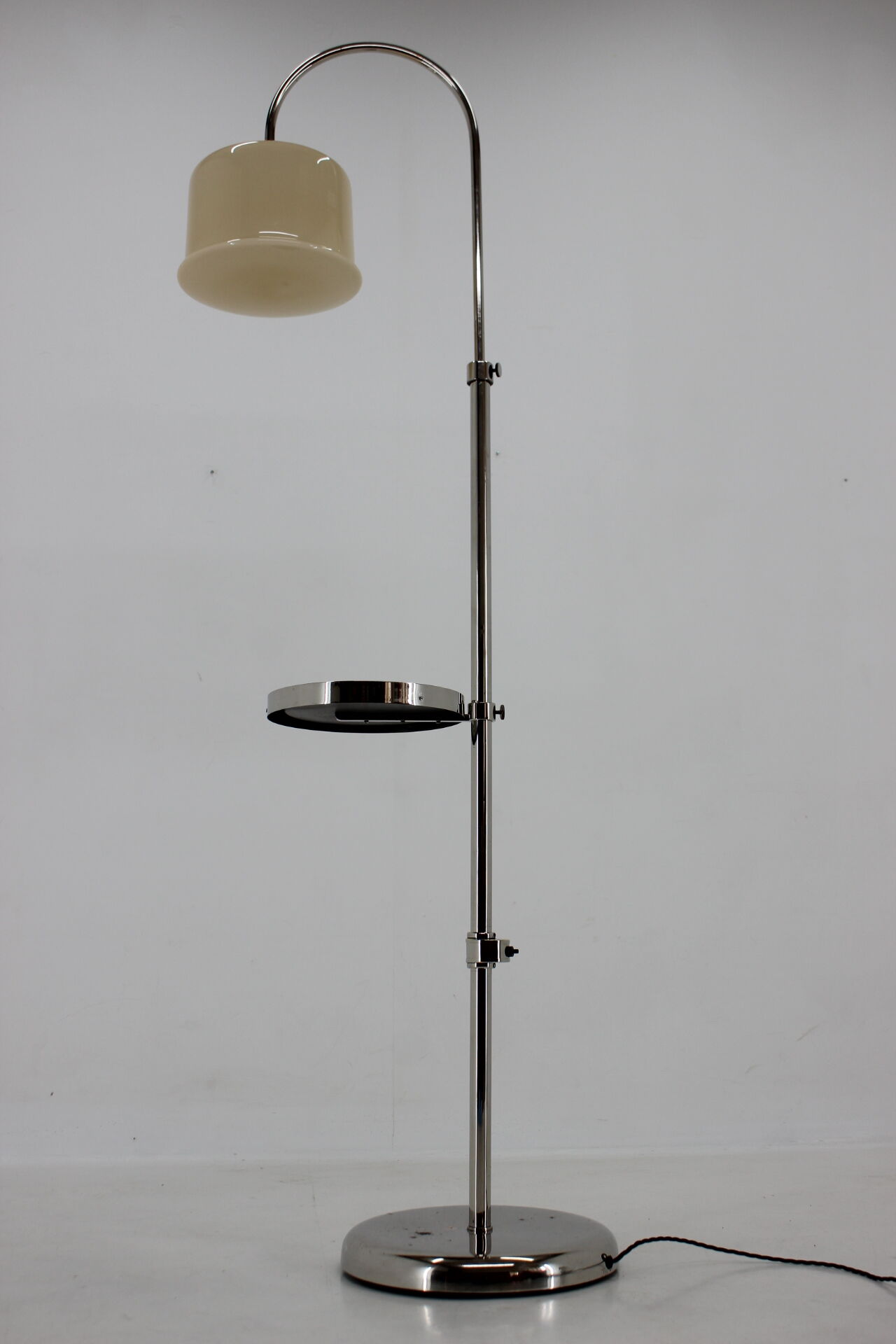 1930s Bauhaus floor lamp, Czechoslovakia