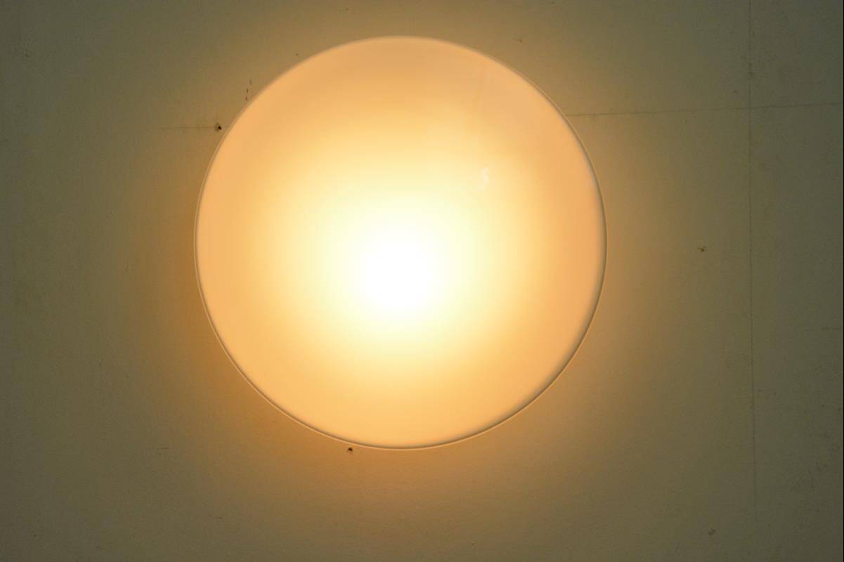Arne Jacobsen for Poulsen AJ Eklipta glass wall or ceiling light