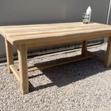 Stripped farmhouse table extensions up to 280 cm