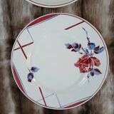8 mismatched antique dinner plates