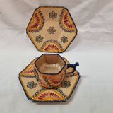 Henriot Quimper breakfast cup, 1920/30