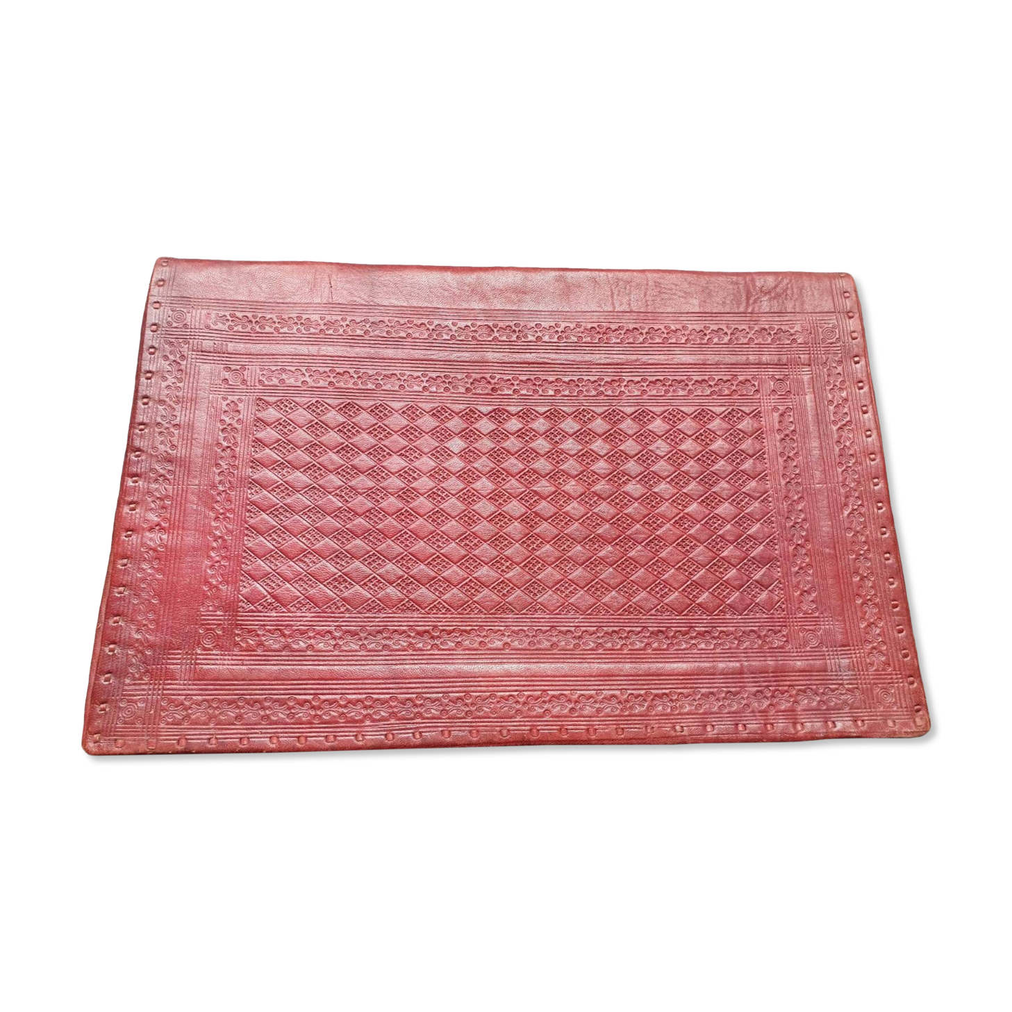 Sous-main cuir martelé