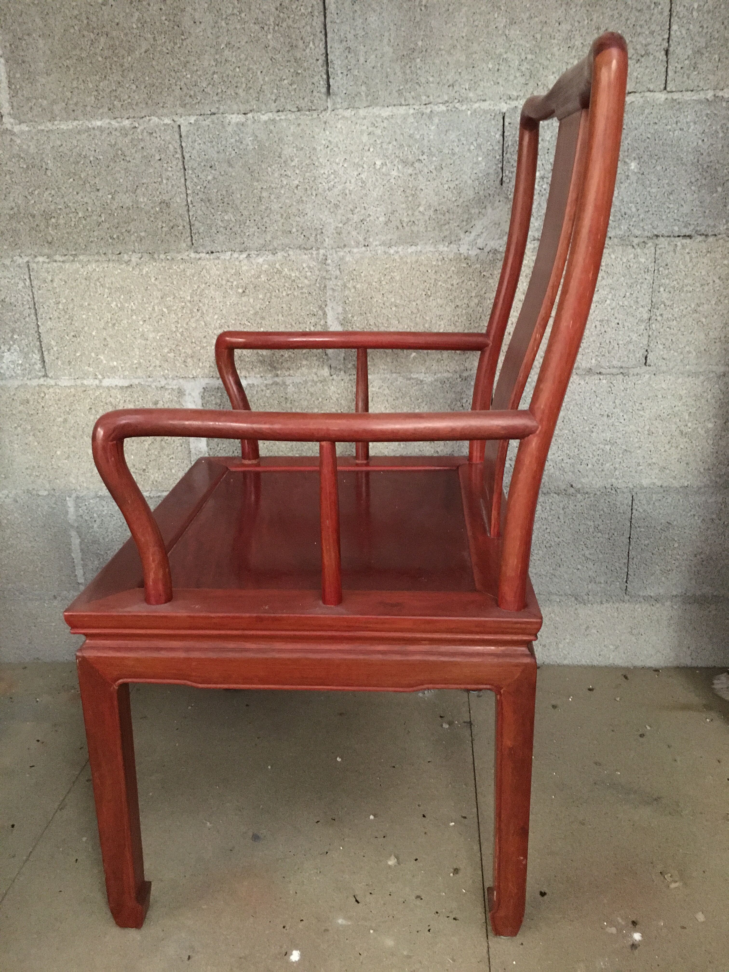 Chinese colonial armchair