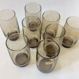 8 Luminarc smoked glasses