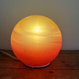 Vintage Saturn table lamp 70s WOFI, space age floor
