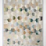 9x12 Kilim Pastel Tones Overisze Anatolian Flatweave Kilim Rug, 270x352 Cm