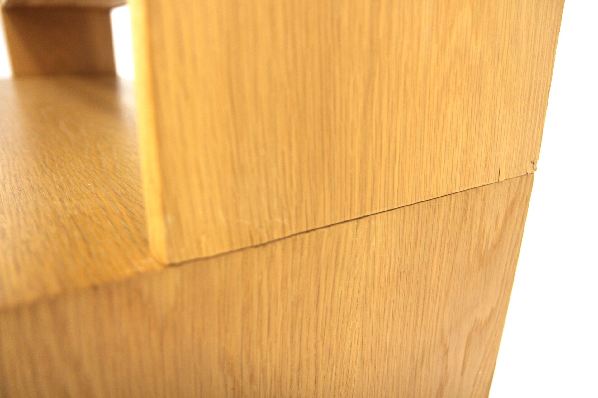 Scandinavian oak chest of drawers-bookcase, Sweden, 1960