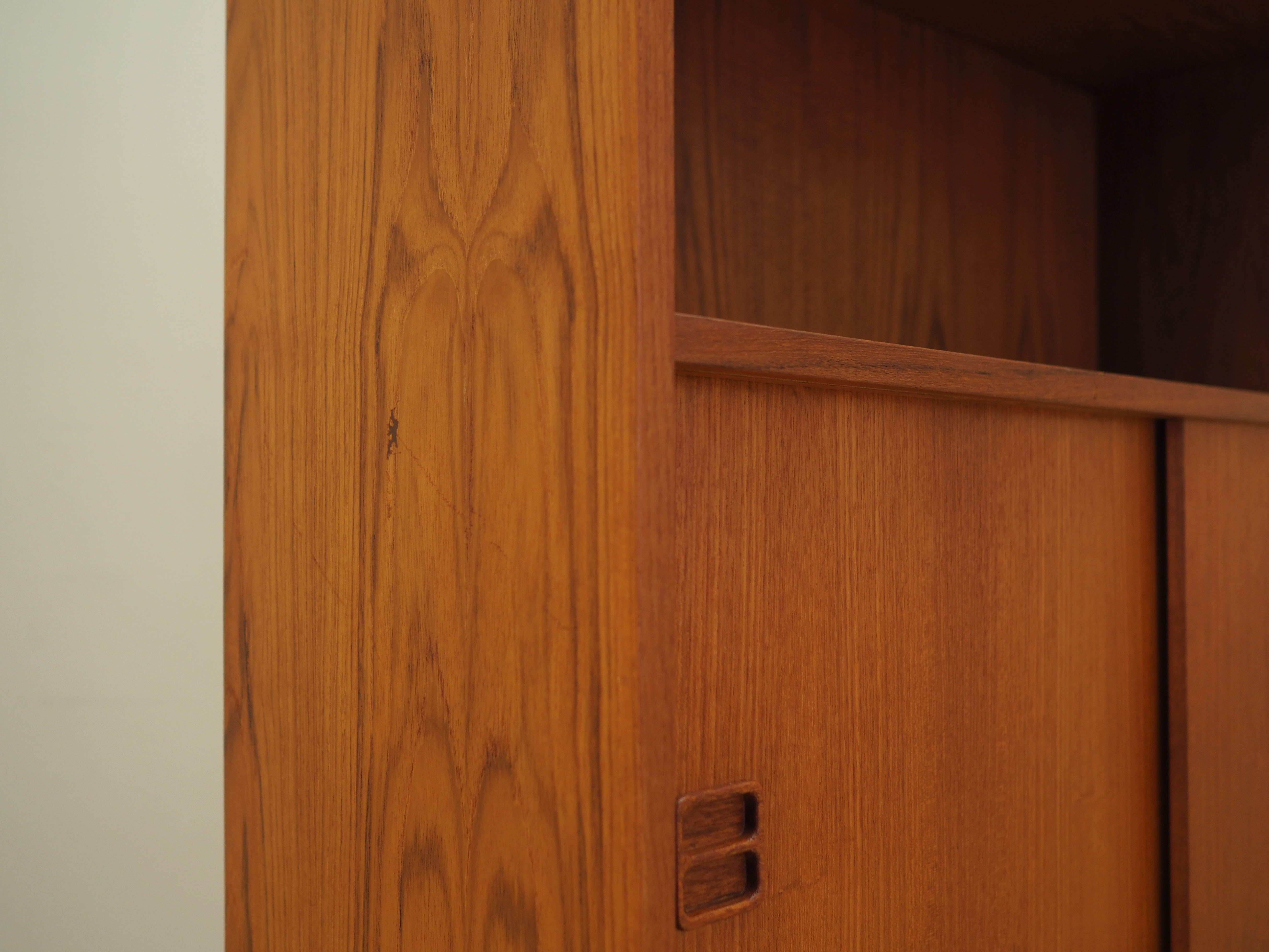 Teak bookcase, Danish design, 1970s, production: Denmark