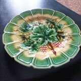 Sarreguemines vine & grape slip plate