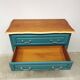 Vintage cherry wood commode refurbished