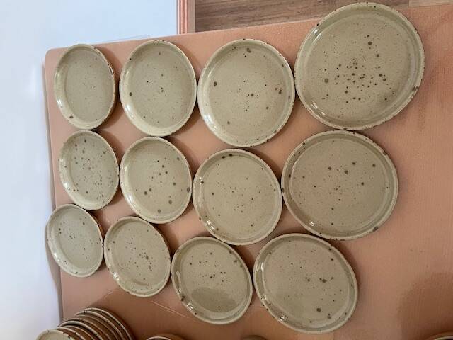 Set of stoneware tableware - 45 pieces