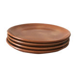 Set of 4 sandstone plates