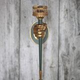 Bronze wall light Lucien Gau vintage, wall sconce, vintage hand sconce.