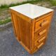 Solid oak notary cabinet American office filing cabinet