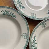 Saint Amand deep plates ironstone