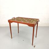 Folding side table flower top patented SGDG